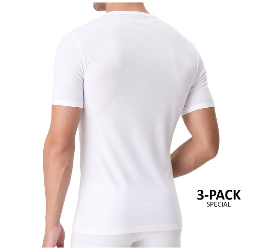 3-Pack of V-neck deep t-shirt filoscozia by Perofil... 2