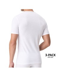 Set di 3 T-shirt uomo Collo V in filo di scozia - VPRT00008/3 - Perofil