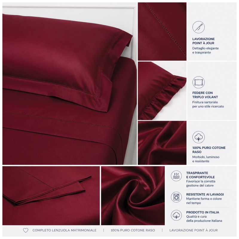 Double bed sheet set in pure cotton...