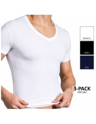 Set di 3 t-shirt uomo X-Touch collo V - VPRT00015/3 - Perofil