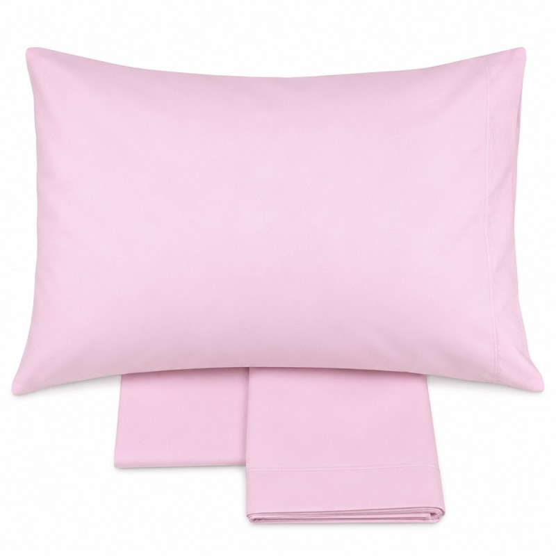 Solid color pure cotton sheet set for...