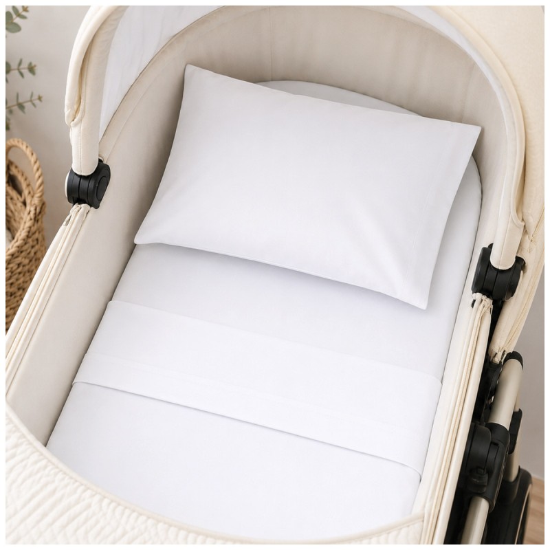 Cotton sheet set for cradle/pram -...