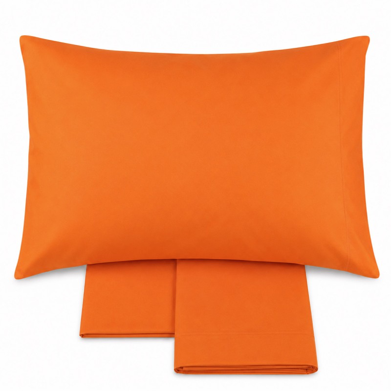 Solid color pure cotton sheet set for...