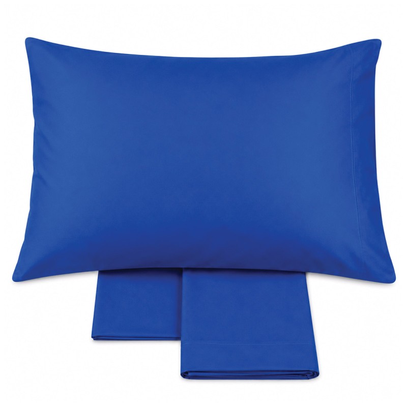 Solid color pure cotton sheet set for...