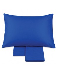 Solid color pure cotton sheet set for baby cot bed - Monocolore Baby - Corredo Italiano