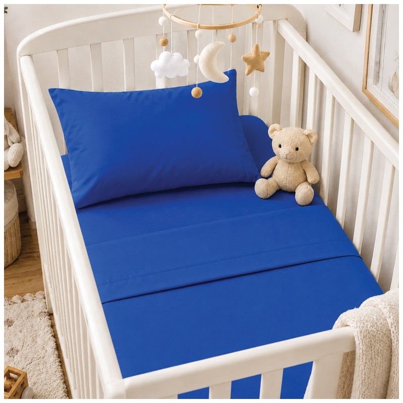 Solid color pure cotton sheet set for...