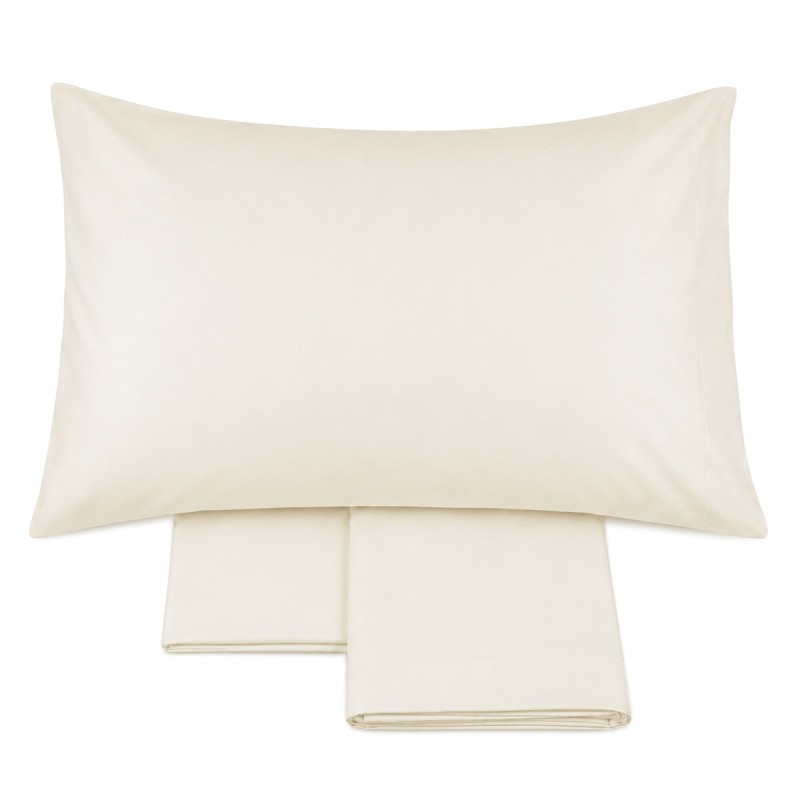Solid color pure cotton sheet set for...