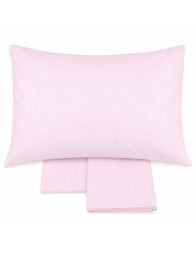 Set lenzuola puro cotone tintunita per culla lettino - Monocolore baby - Corredo Italiano