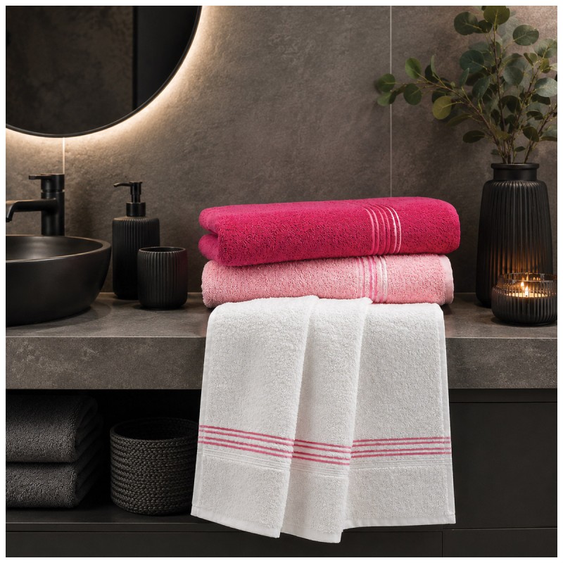 Gabel Titano face and guest towels in 400 gsm cotton terry for modern and classic bathrooms