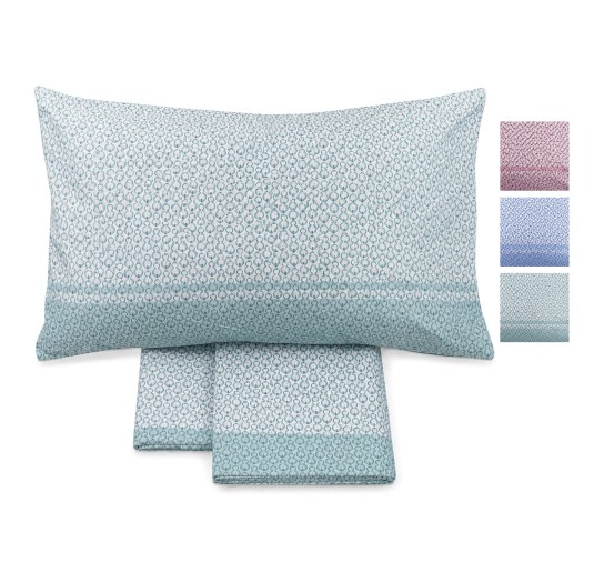 Set of cotton sheets for single bed - Otranto - Cotoneria Italiana