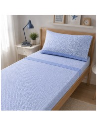 Set lenzuola in cotone per letto 1 posto - Otranto - Cotoneria Italiana