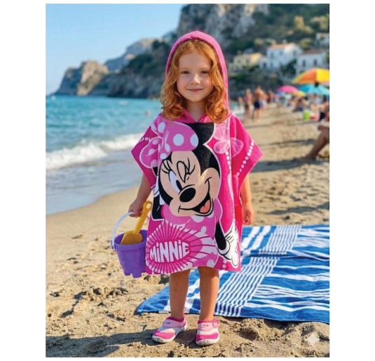 Bathrobe poncho baby fastdry - Minnie - Disney 2