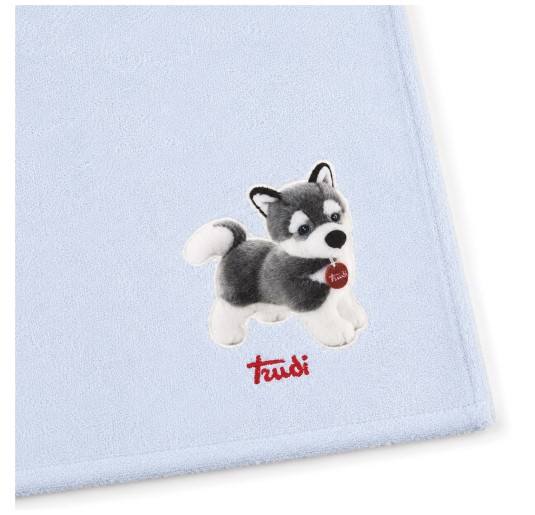 Accappatoio poncho baby TRUDI in spugna di cotone con cappuccio 2