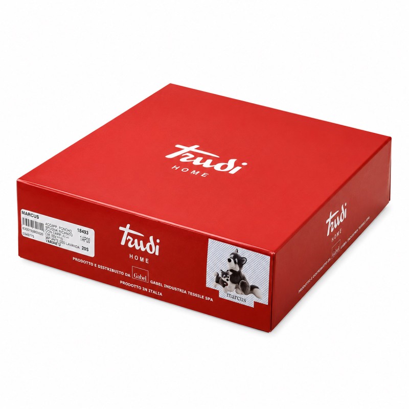 Accappatoio baby con cappuccio TRUDI certificato Oekotex