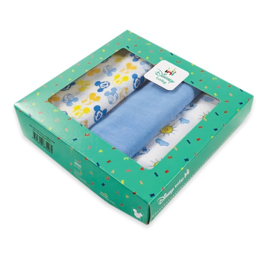 Disney baby muslin squares in brushed cotton 70x70