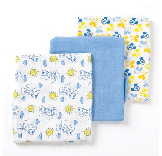 Disney baby muslin squares in brushed cotton 70x70 2