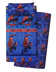 Completo lenzuola 1 posto Spiderman con federa coordinata