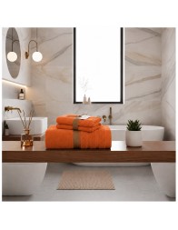 Soffio - set Asciugamani Corredo Italiano® - Zucca