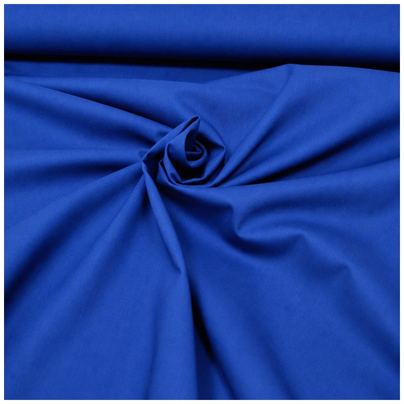 Tessuto madapolam bluette in puro cotone per lenzuola e biancheria