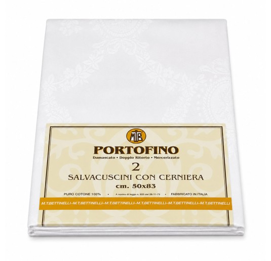 Portofino - set 2 sottofedere guanciale damascate 2