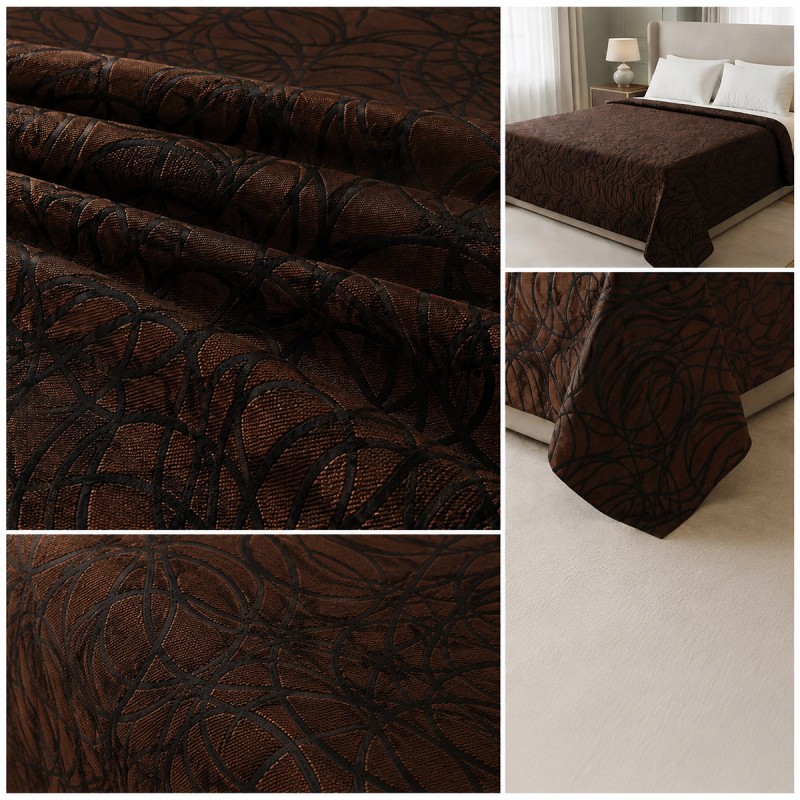 Double jacquard bedspread - Melody -...