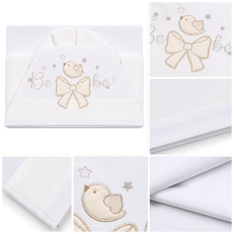 Maxi cradle sheet set next to me - Little Bird