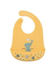 Silicone Feeding Bib - Little Love AD9867GG - Ellepi