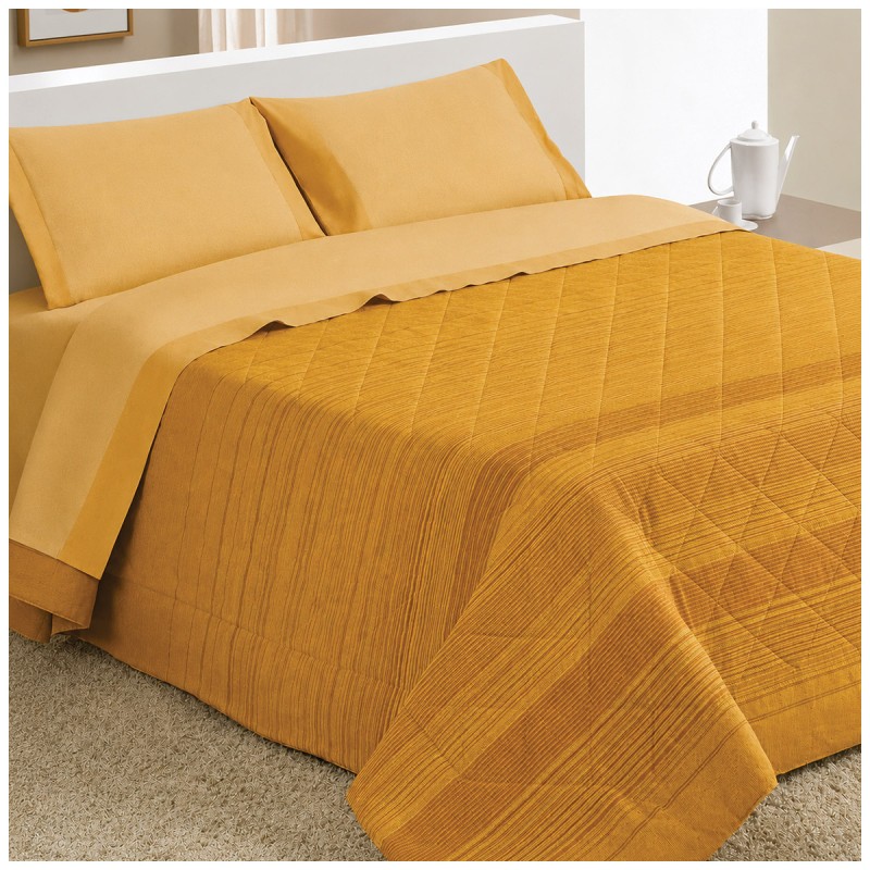 Double Quilted Bedspread in Jacquard Fabric - Vieste - Sipario