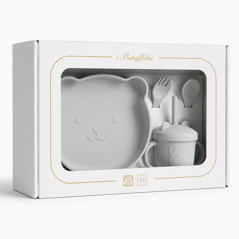 Set pappa svezzamento in silicone -...