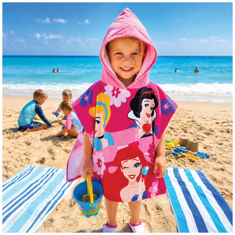 Girls’ fast dry microfibre poncho...