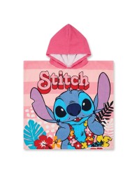 Stitch Disney fast dry microfiber poncho towel with hood