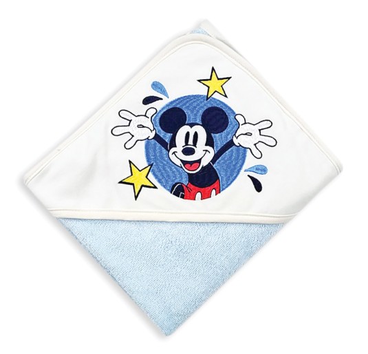 Accappatoio triangolo in cotone spugna - Topolino - Disney