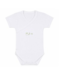 Bamboo and Cotton Baby Bodysuit with Side Opening - C57804C - Coccodè