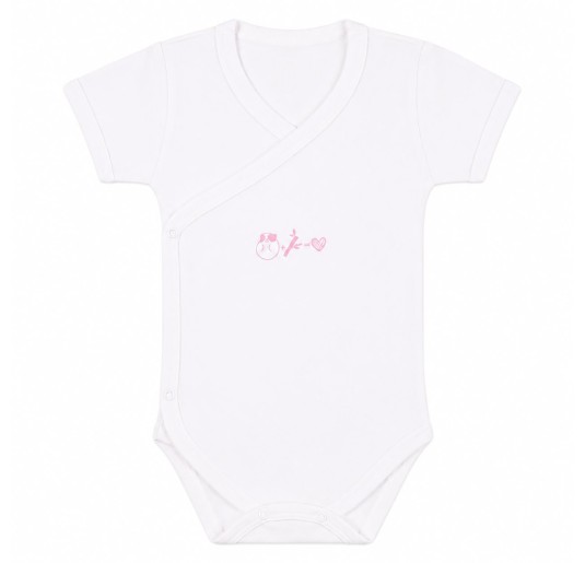 Bamboo and Cotton Baby Bodysuit with Side Opening -... 2