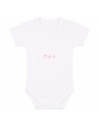 Bamboo and Cotton Baby Bodysuit with Side Opening - C57804C - Coccodè
