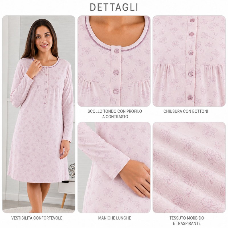 Camicia da notte donna in caldo...