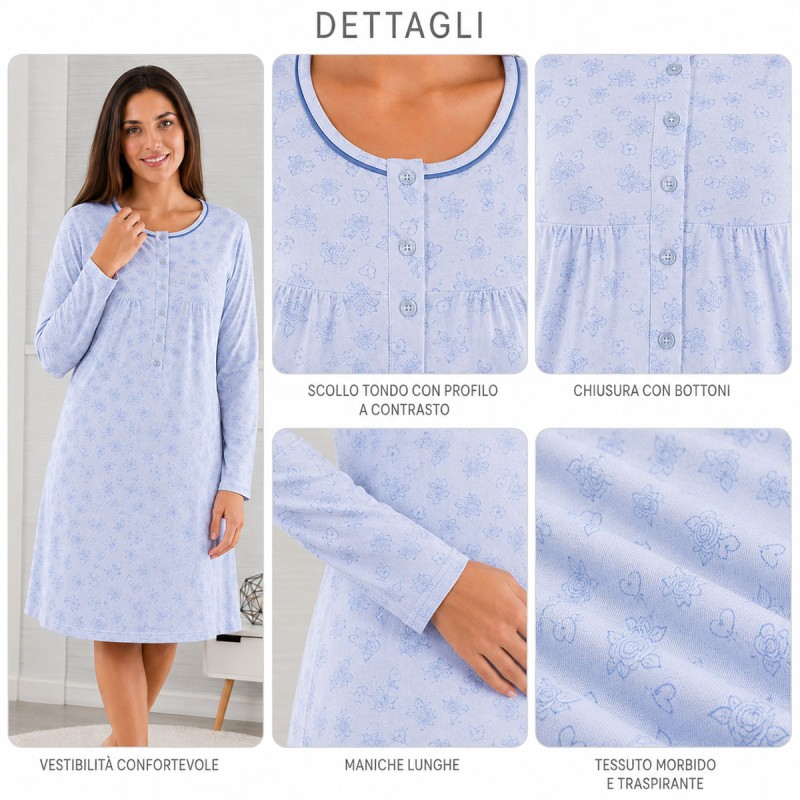 Camicia da notte donna in caldo...