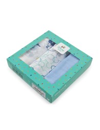Set 3 Quadrati Garza Mussole di Cotone Topolino - WX6103C - Disney