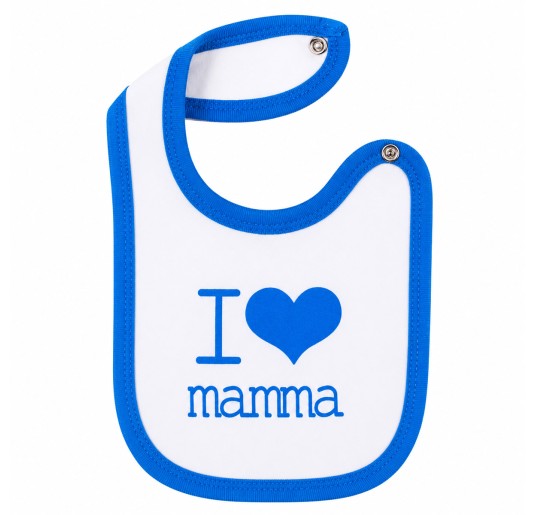 Bavetta I Love mamma con chiusura clip art. TB280/1 2