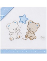 Cot and crib sheet set – Teddy Bears LL14283 – Mio Piccolo