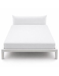 Pure Cotton Fitted Sheet with Elastic Corners 200x200x28 cm