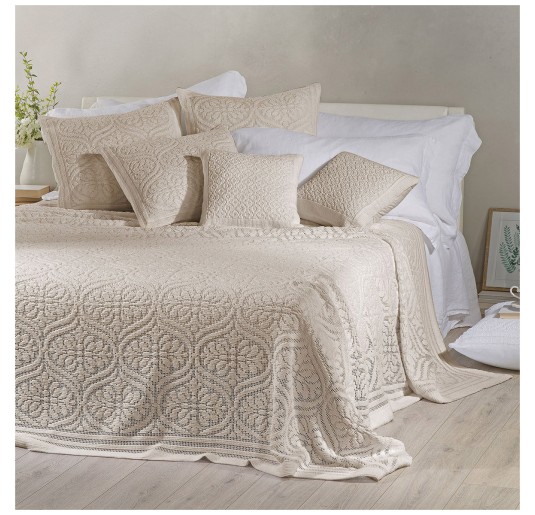 Openwork Cotton Summer Double Bed Bedspread - Vittoria -... 2