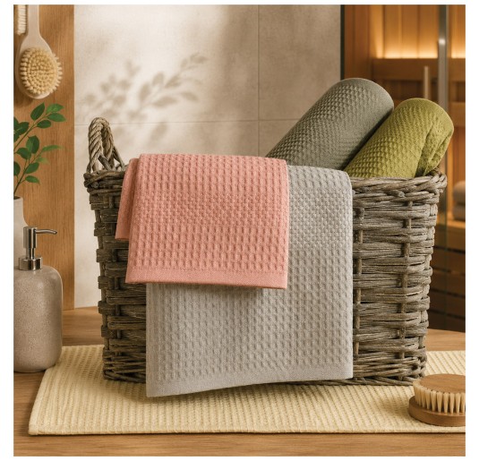 Golf - Bath towels set 1 face towel & 1 guest towel honey...