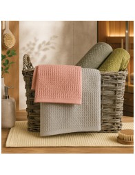 Golf - Bath towels set 1 face towel & 1 guest towel honey comb Gabel
