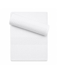 Set di 1 asciugamani Viso & 1 Ospite in cotone nido d'ape - Golf - Gabel