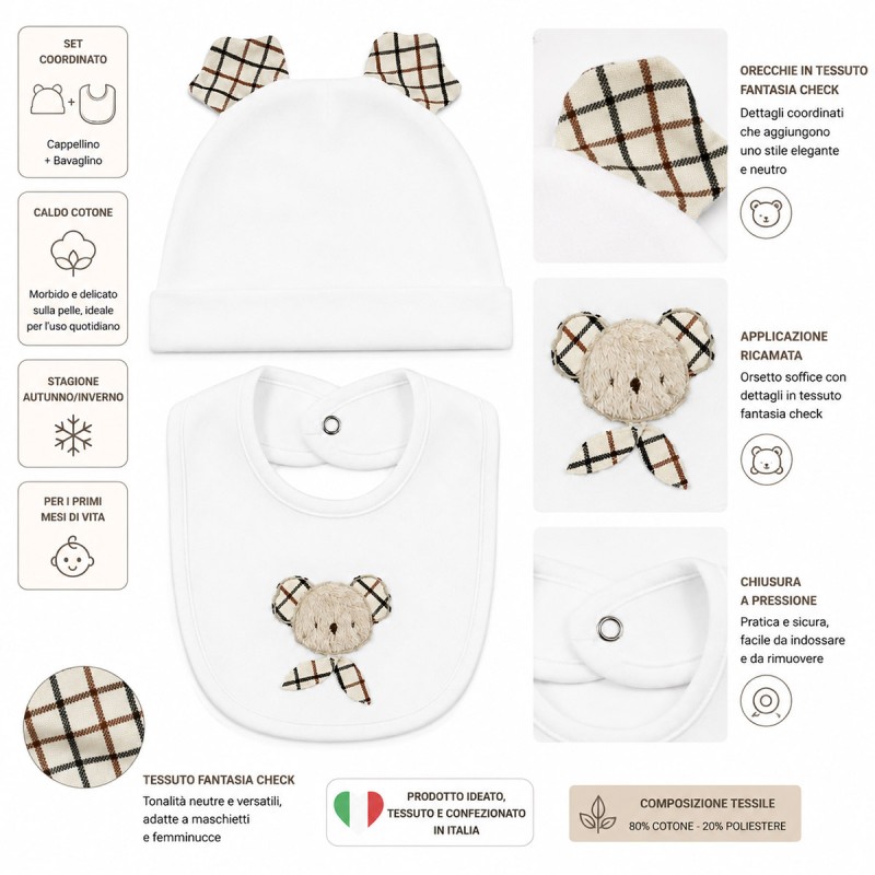 Set Cappellino con Bavaglino...