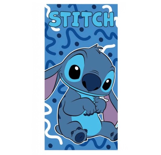 Telo mare piscina in spugna fast dry - Stitch STI2072 - Disney