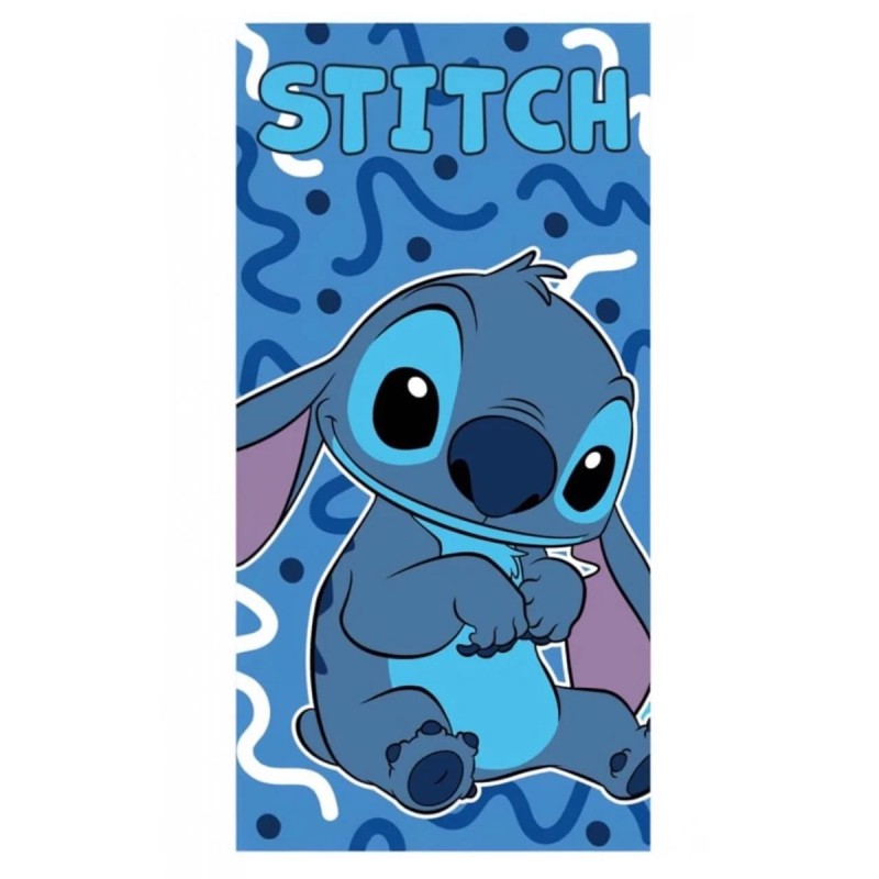 Telo mare piscina in spugna fast dry - Stitch STI2072 - Disney