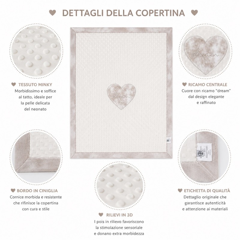 Soft Fleece Blanket for Cradle - Love...