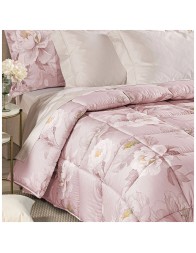 Eloise floral double cotton sateen quilt made in Italy by Caleffi
